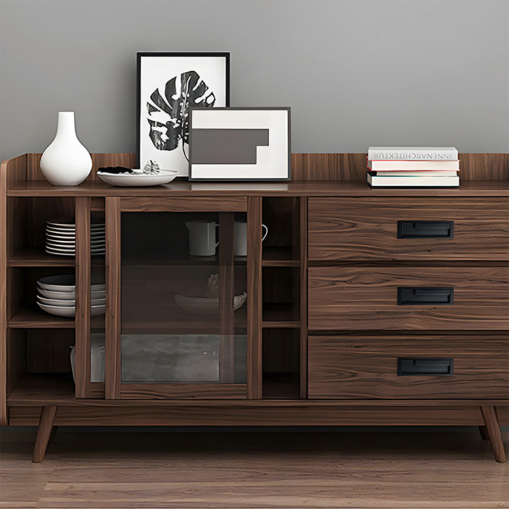 Zinc Alloy Recessed Sliding Door Handles Hidden Edge Pulls