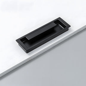 Zinc Alloy Recessed Sliding Door Handles Hidden Edge Pulls