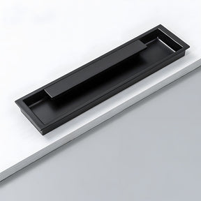 Zinc Alloy Recessed Sliding Door Handles Hidden Edge Pulls