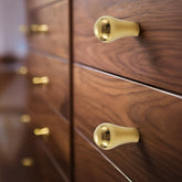 Nordic Luxury Brass Wardrobe Cabinet Drawer Handles