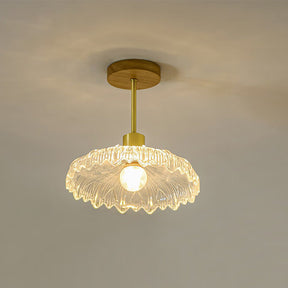 Flower Glass Hallway Ceiling Lighting