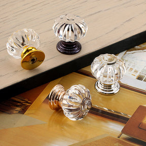 Modern Luxury Acrylic Cabinets Drawer Knobs