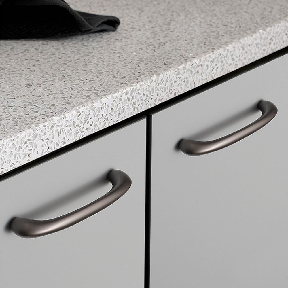 Modern Arched Door Pull Handles for Kitchen Cabinets