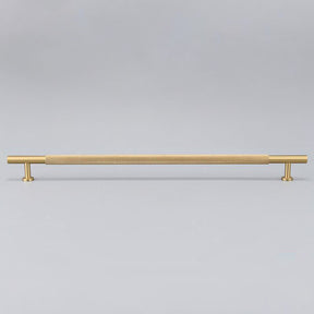 Modern Brass Knurled Handles for Kitchen Cabinets