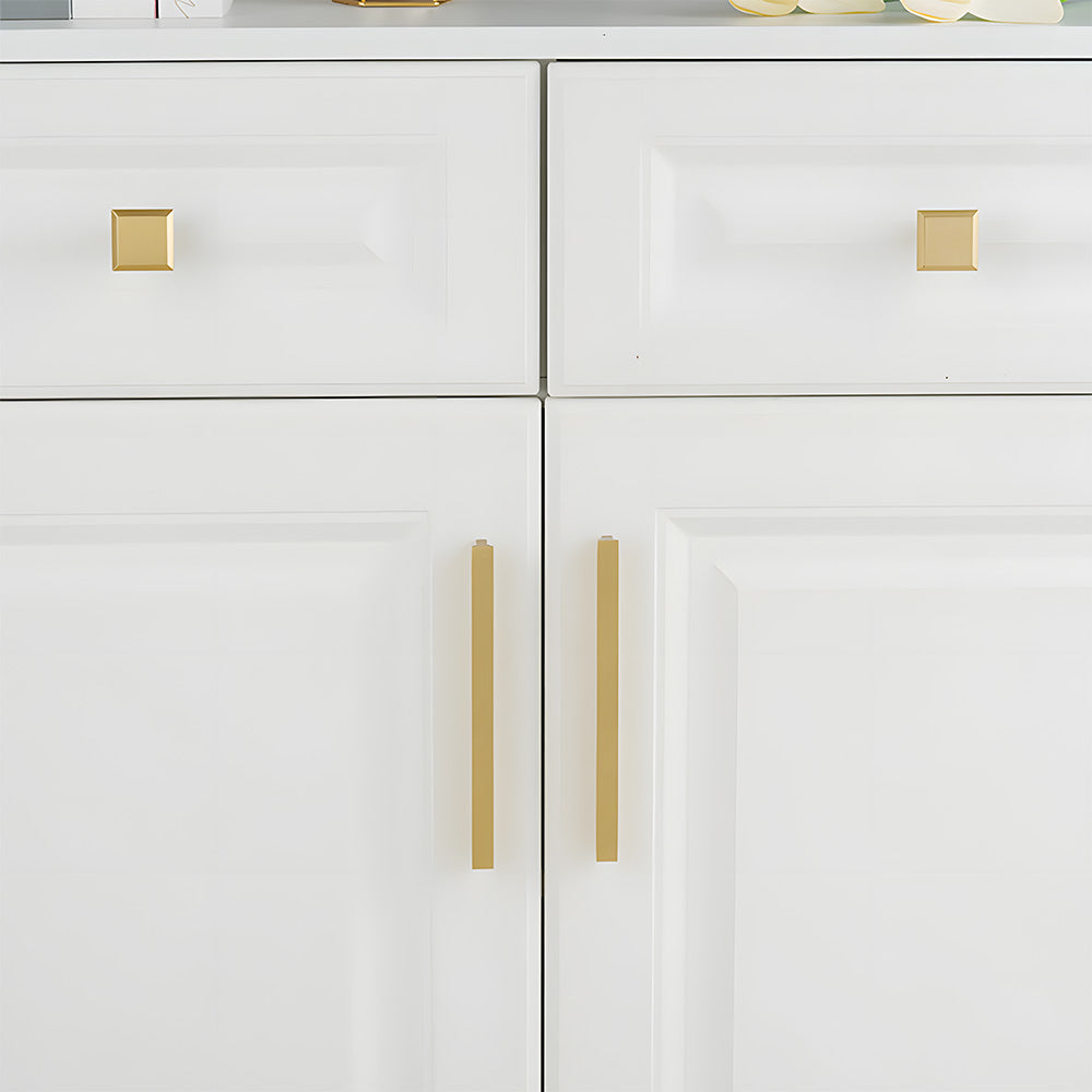 modern gold brass  handles