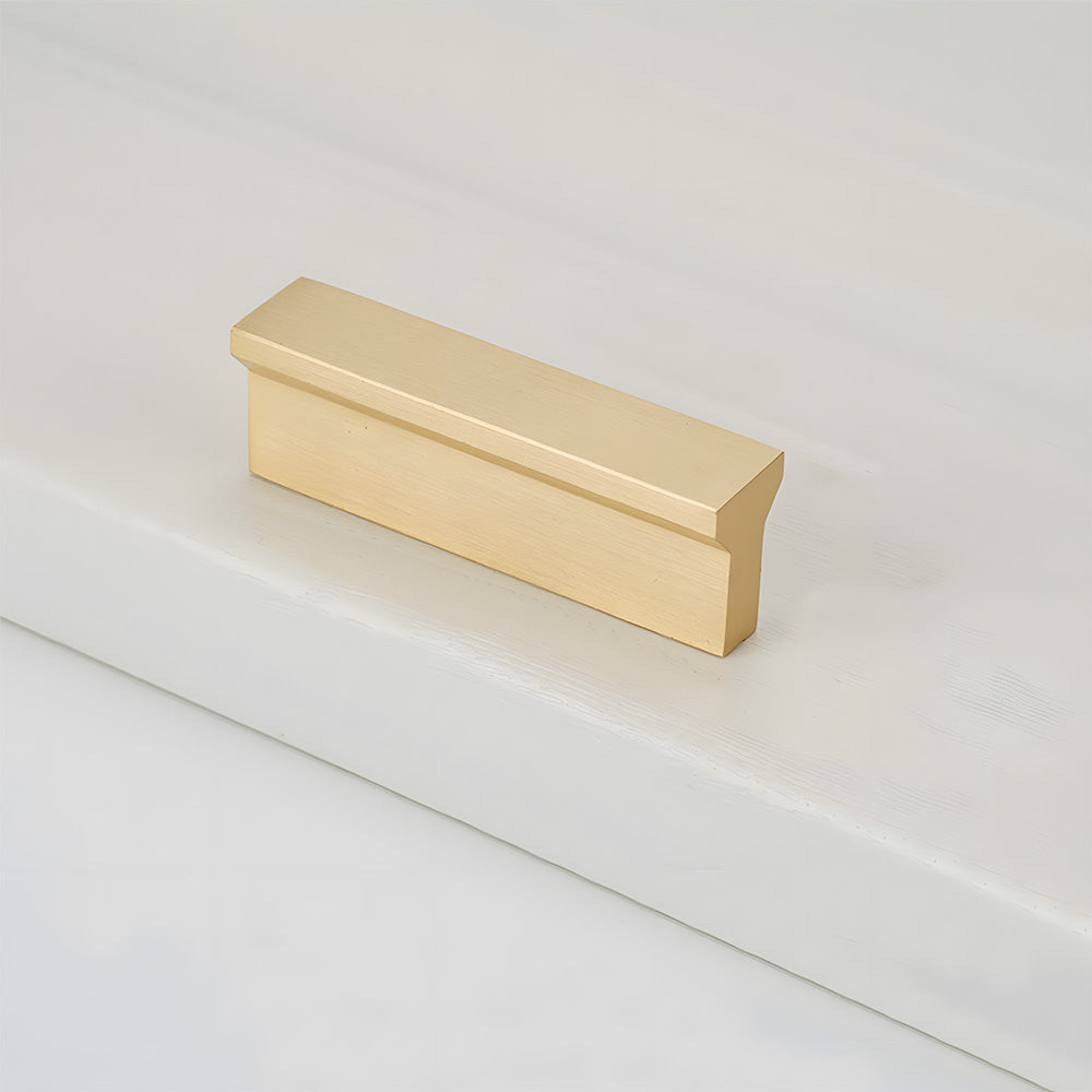 contemporary gold brass handles