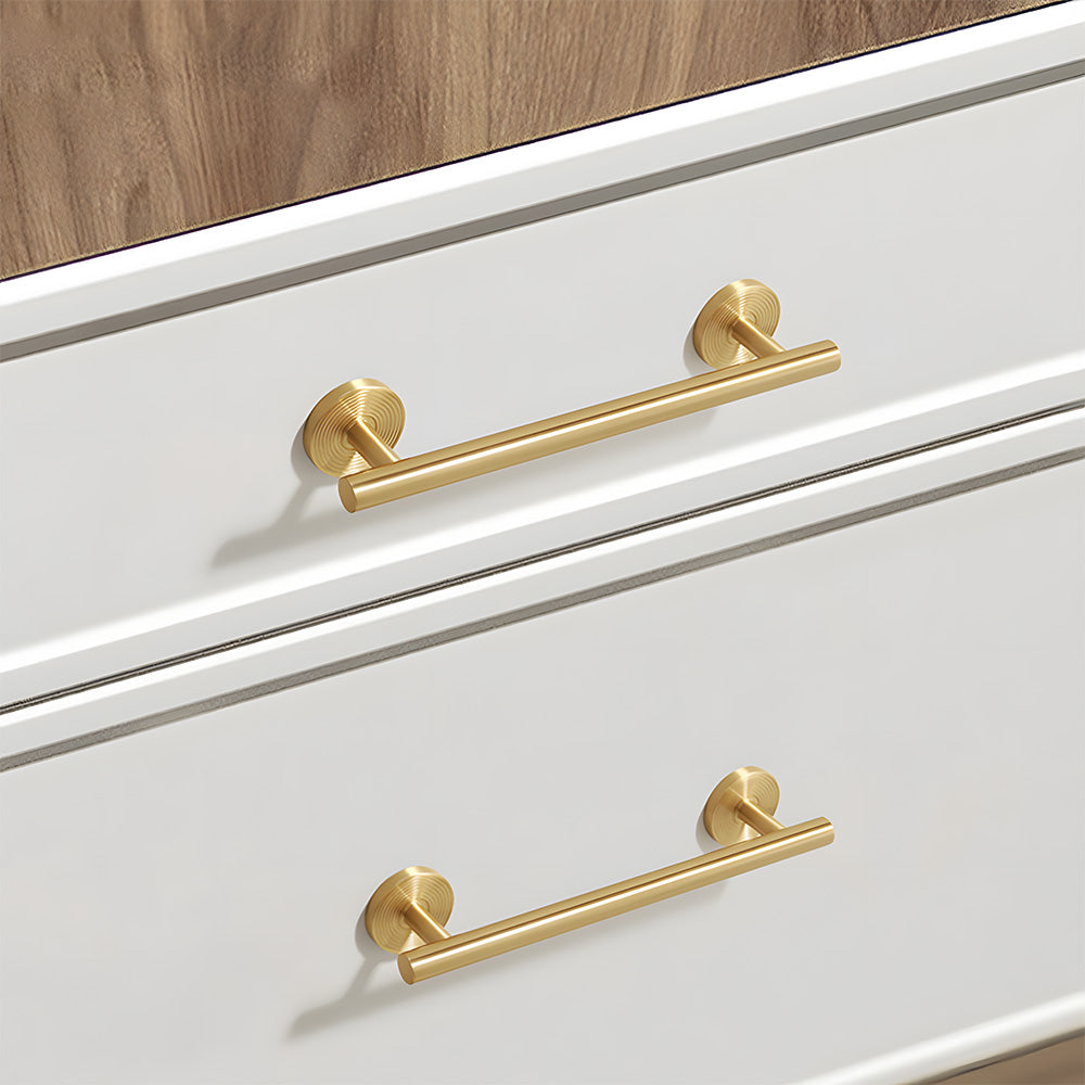 brass gold cabinet drawer handles