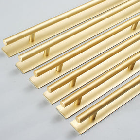 Brass Gold Door Cabinet Pulls with Backplate