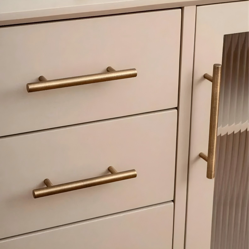 Luxury Simple Brass Drawer Pulls Cabinet Handles