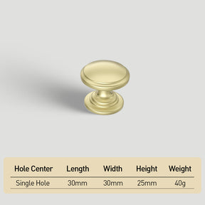 30mm Round Drawer Knob for Kitchen Cabinets Dresser