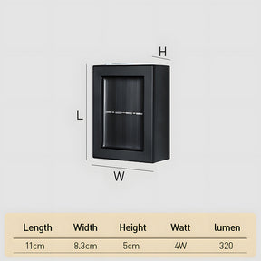 Waterproof Modern Solar Up Down Outdoor Wall Light