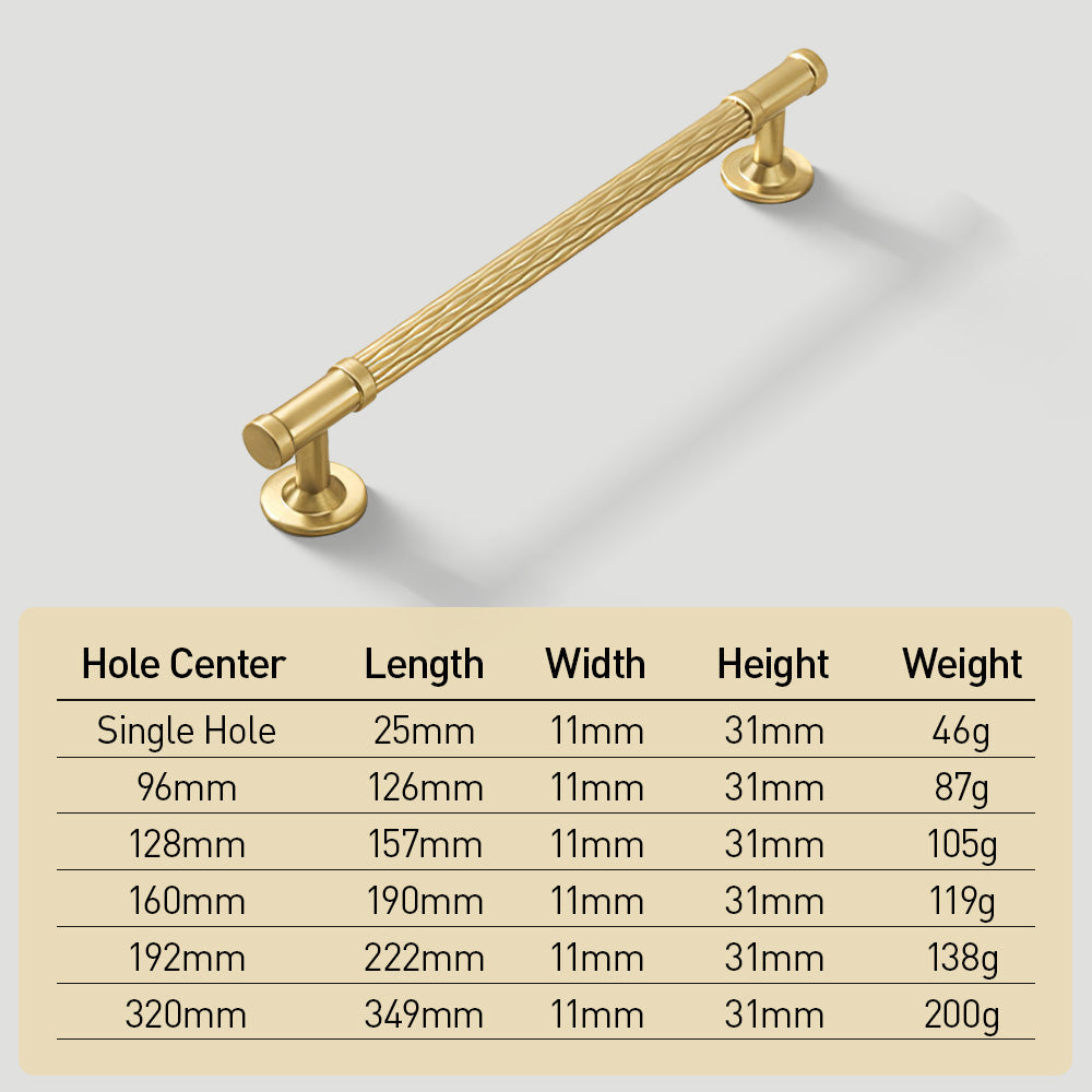Fashionable Textured Zinc Alloy Cabinet Handles