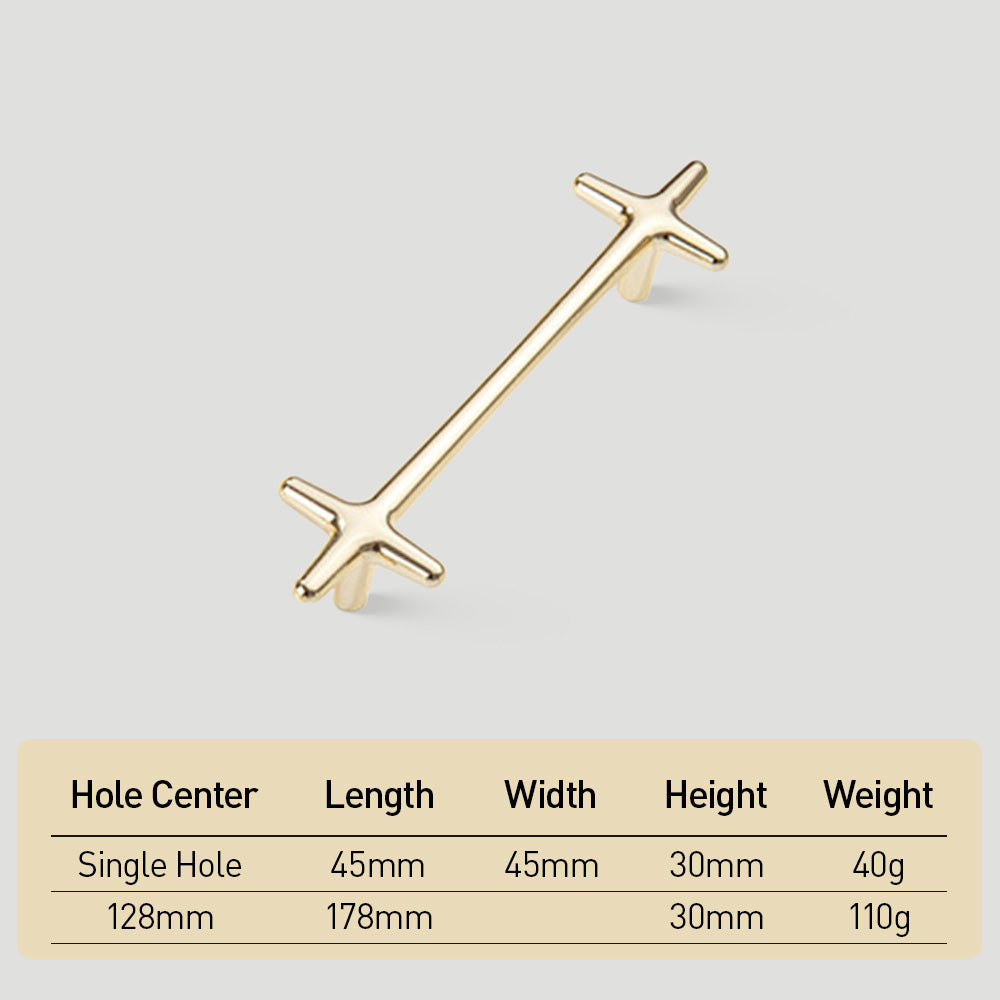 Modern Bright Silver Zinc Alloy Cabinet Pulls and Handles