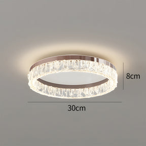 Modern Round Crystal LED Ceiling Lighting