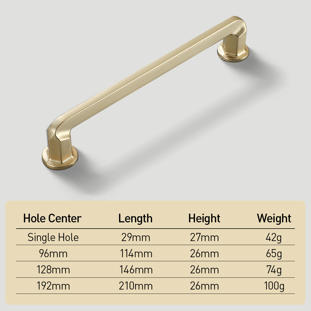 Simple Zinc Alloy Cabinet Wardrobe Handle