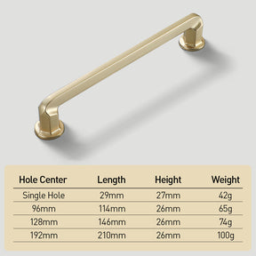 Simple Zinc Alloy Cabinet Wardrobe Handle
