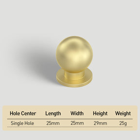 25mm Round Drawer Cabinet Knobs for Bathroom Kitchen Bedroom
