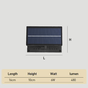 IP65 Up & Down Waterproof External Solar Garden Wall Lamp
