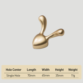 Unique Heart & Rabbit Ear Shaped Coat & Towel Hooks