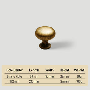 Antique Bronze Cupboard Handles & Knobs