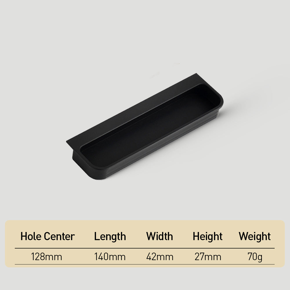 Simple Sliding Door Handles Flush Finger Pulls