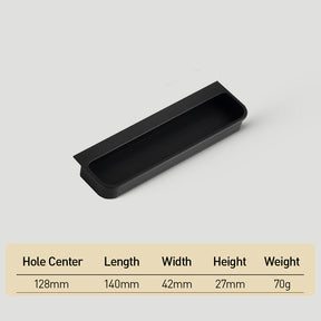 Simple Sliding Door Handles Flush Finger Pulls