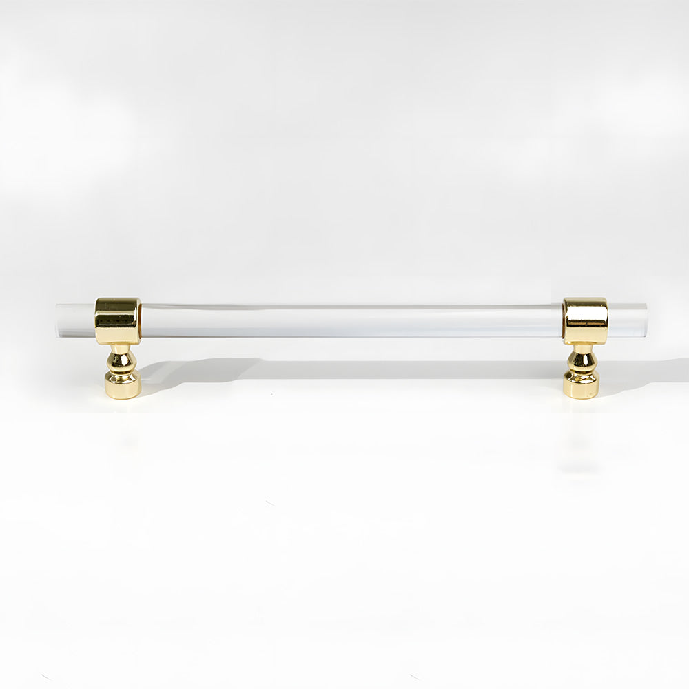 clear long gold cabinet handles 