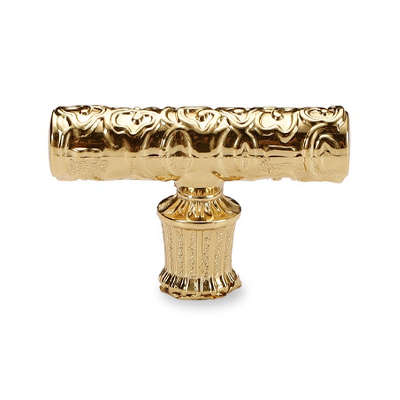 Modern T Shaped Gold Kitchen Cabinet Handles