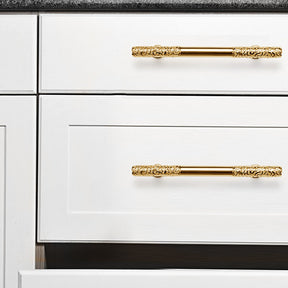 Modern T Shaped Gold Kitchen Cabinet Handles