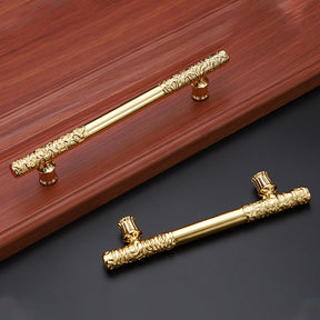 Modern T Shaped Gold Kitchen Cabinet Handles