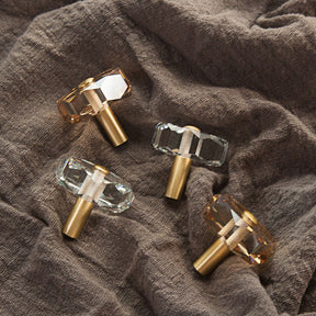 Stylish Crystal Brass Cabinet Drawer Knobs