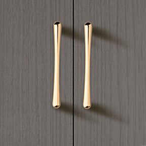 Luxury Gold D Shaped Wardrobe Cabinet Handles