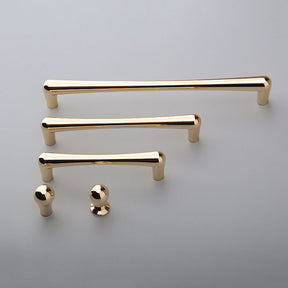 Luxury Gold D Shaped Wardrobe Cabinet Handles