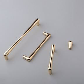 Luxury Gold D Shaped Wardrobe Cabinet Handles