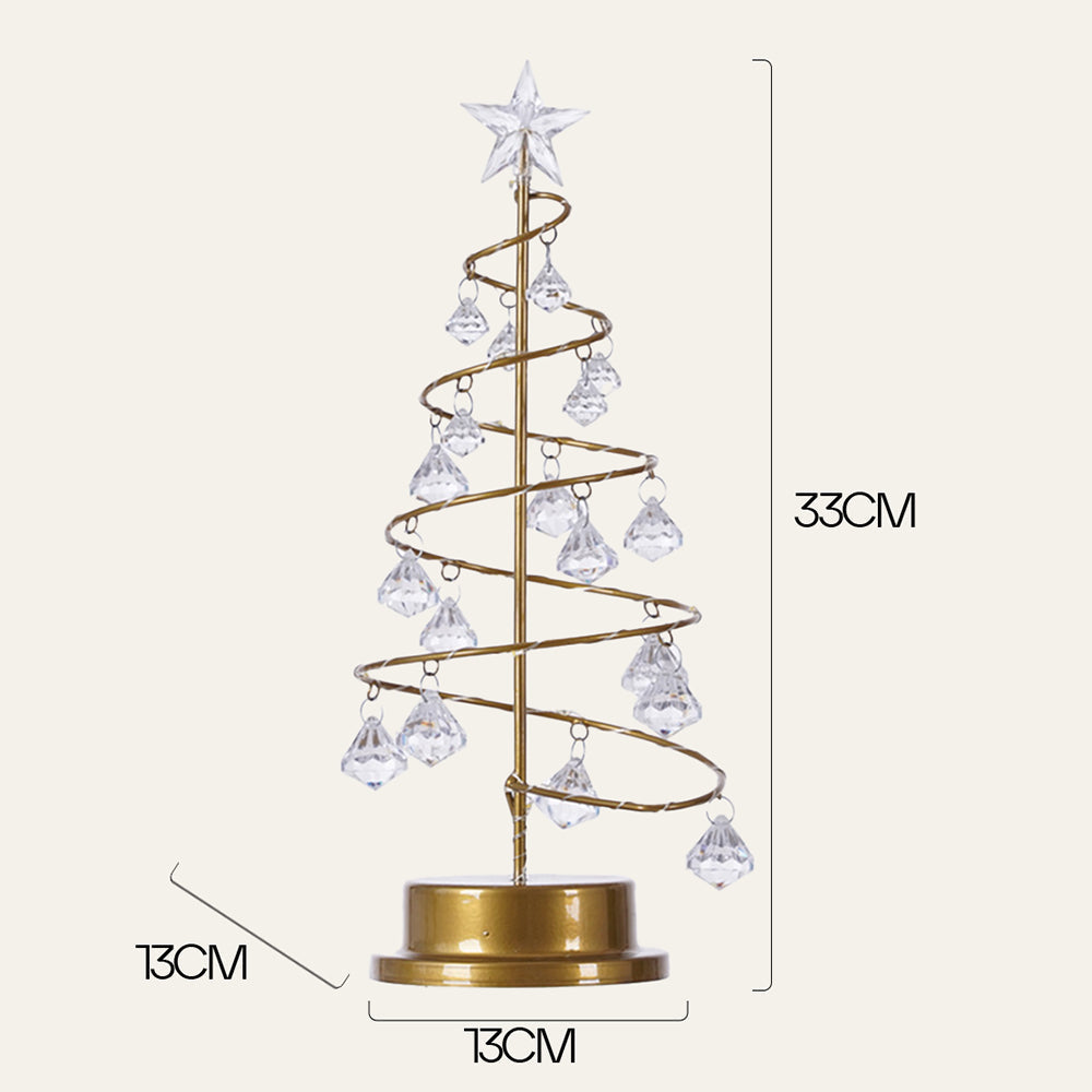 Chic Crystal Tree Lamp LED Christmas Lightings