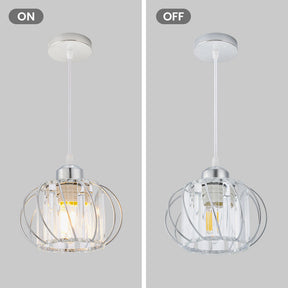 Nordic Simple Globular Glass Hallway Pendant Lighting