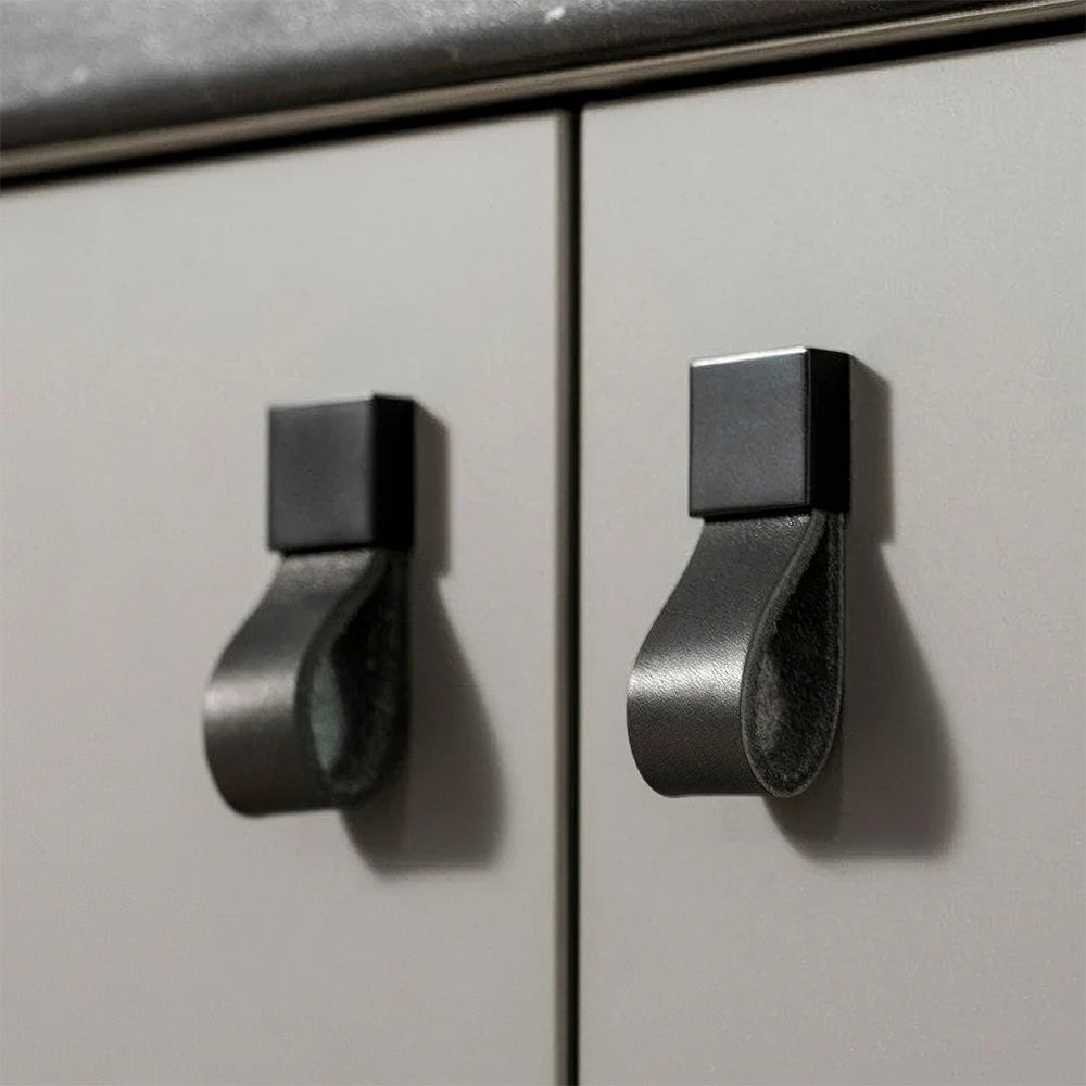 Children's Room Anti-collision Leather Wardrobe Handle