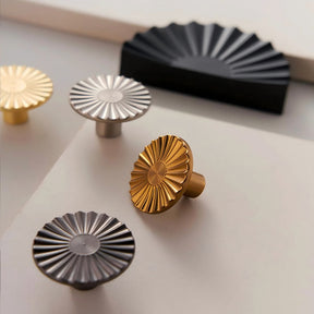 Vintage Sunburst Half Moon Cabinet Pulls