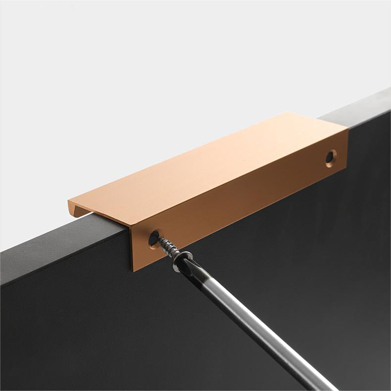 Modern Invisible Finger Cabinet Edge Pull Handles