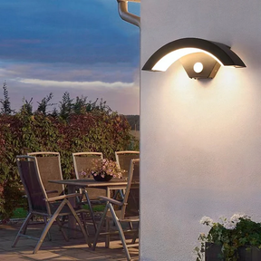 IP65 Contemporary PIR Waterproof LED Garden Wall Lamp