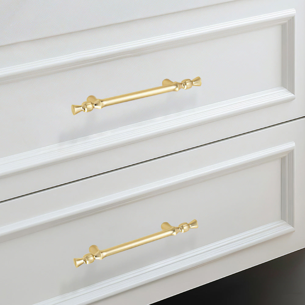 Modern Minimalist Gold Pulls for Cabinets Wardrobes