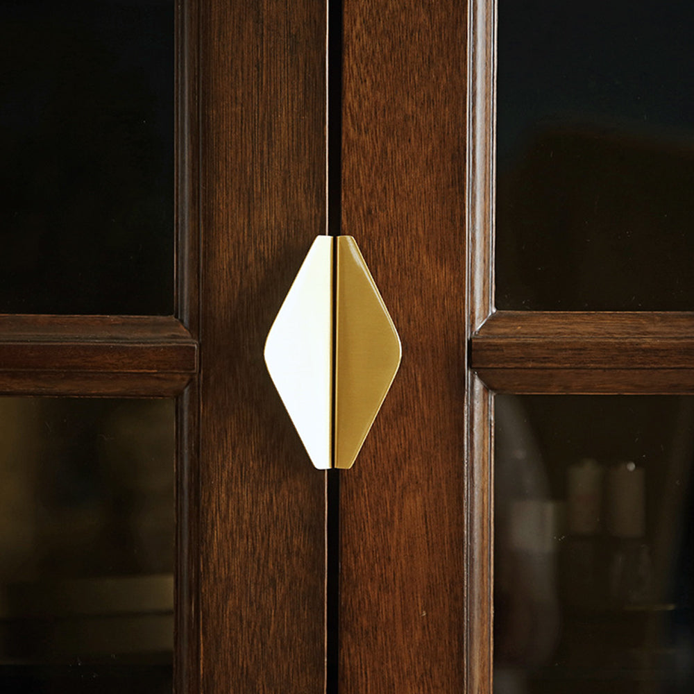 Modern Brass Gold Kitchen Cabinet Edge Pulls