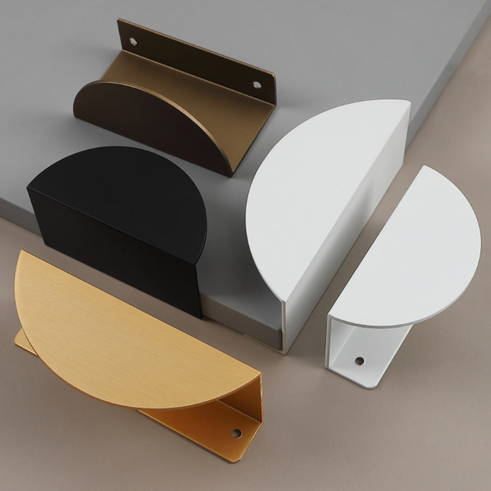 Modern Semicircle Cabinet Edge Pulls