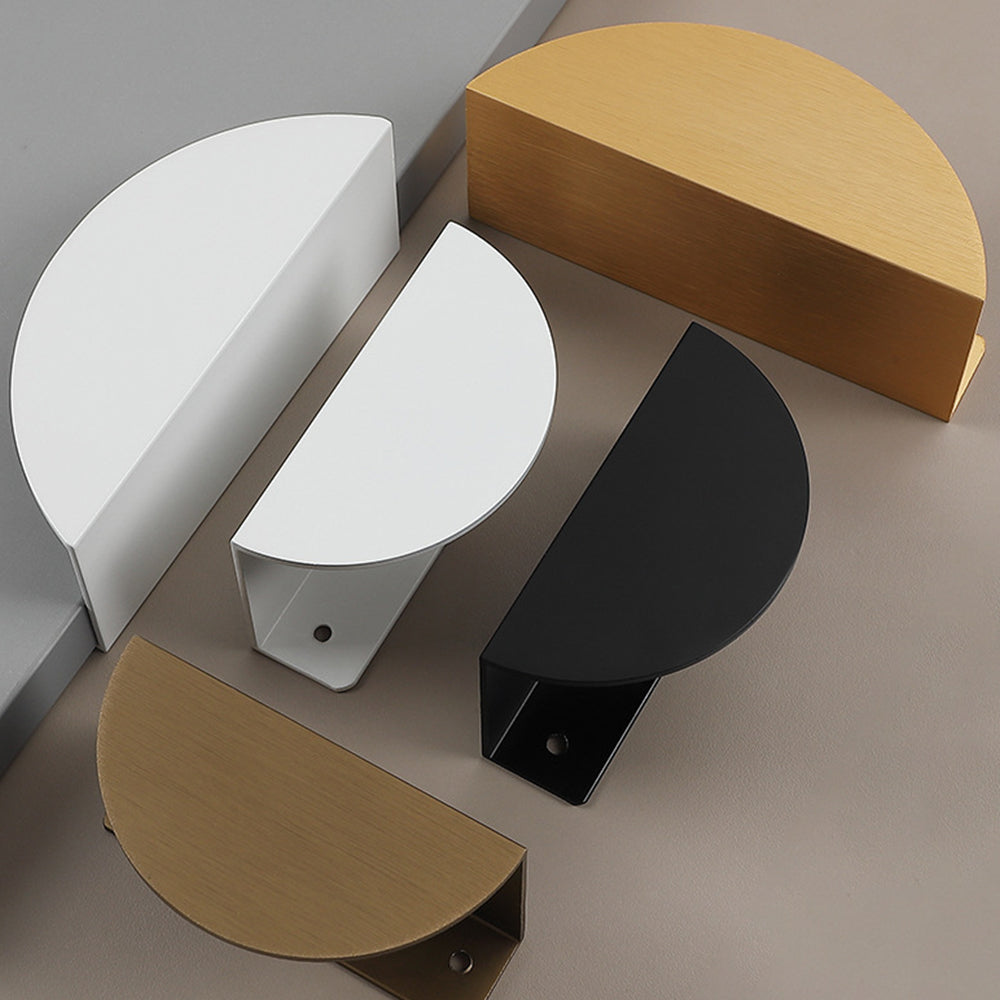 Modern Semicircle Cabinet Edge Pulls