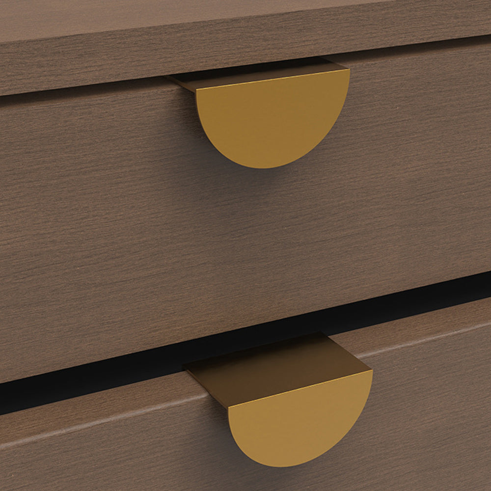 Modern Semicircle Cabinet Edge Pulls