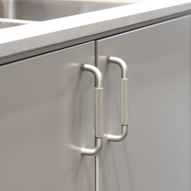 Modern Solid Aluminum Alloy Knurled Cabinet and Drawer Handles