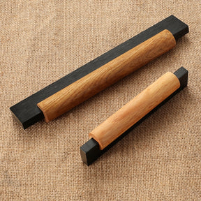 1 Pack Simple Wood Cabinet Kitchen Pull Handle