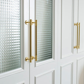 Modern French Solid Brass Cabinet Handles