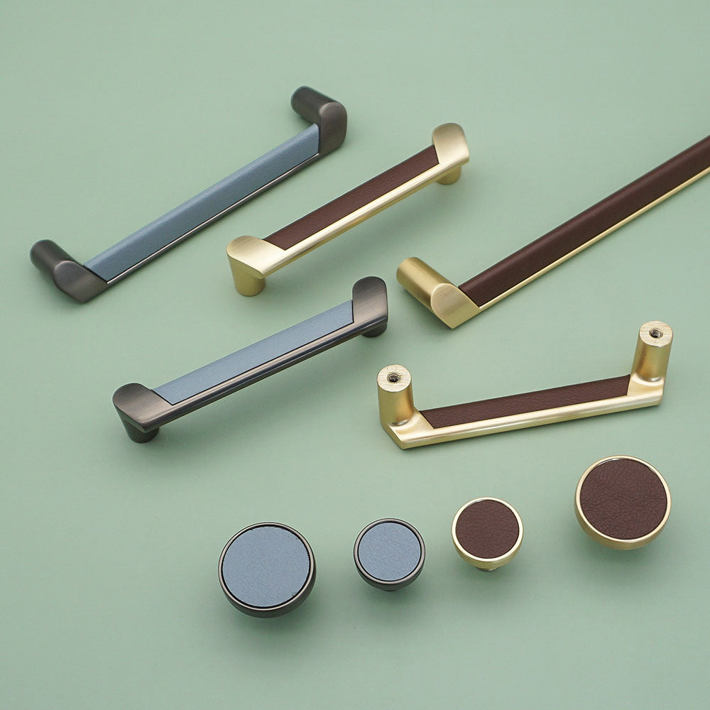 Stylish Brass Wardrobe Handles