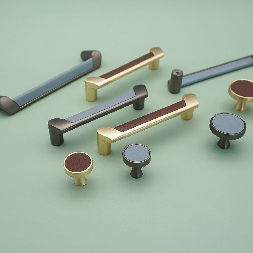 Stylish Brass Wardrobe Handles